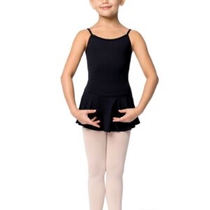 Maillot de ballet niña con falda rosa